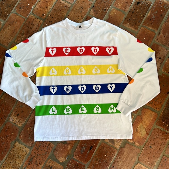 Teddy Fresh "Heart on your sleeve" unisex tee szM - Picture 3 of 13